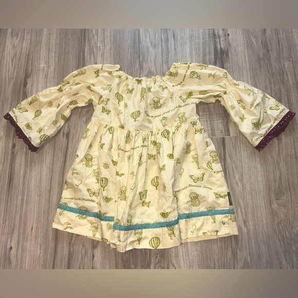 Matilda Jane LimeLight Peasant Top Sz 8 - Picture 2 of 4